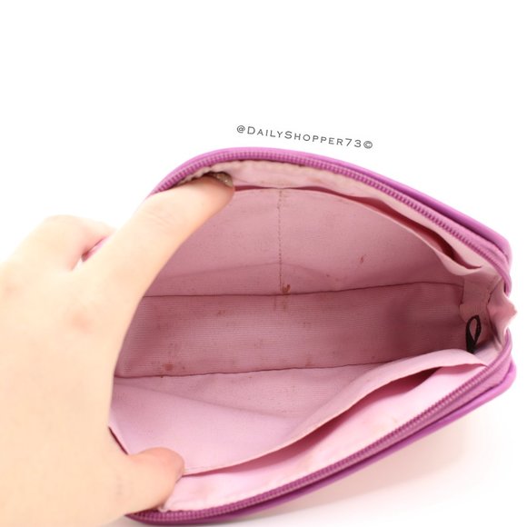 Coach Pink / Purple Cosmetic Pouch - Picture 6 of 6